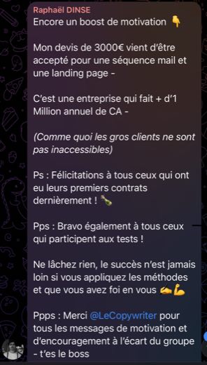 Témoignage élève