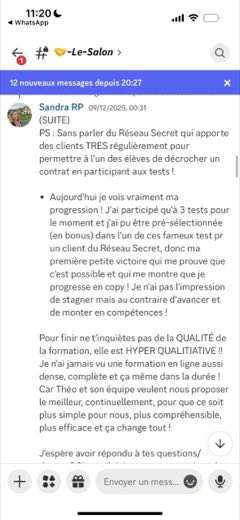Témoignage élève