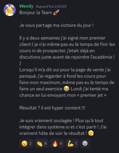 Témoignage élève