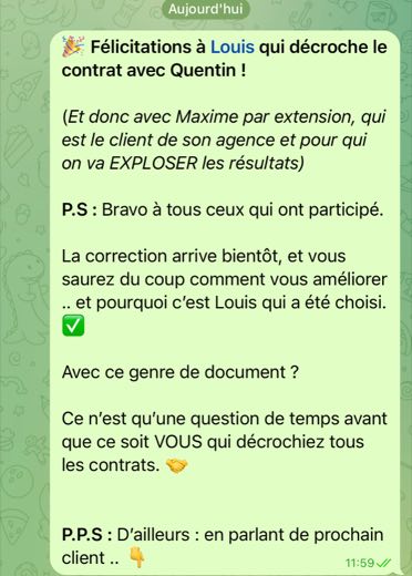 Témoignage élève