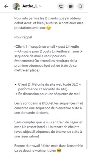 Témoignage élève