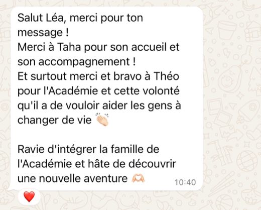 Témoignage élève