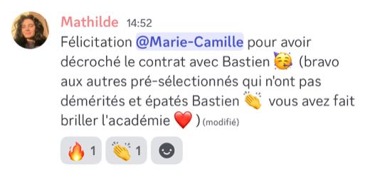 Témoignage élève